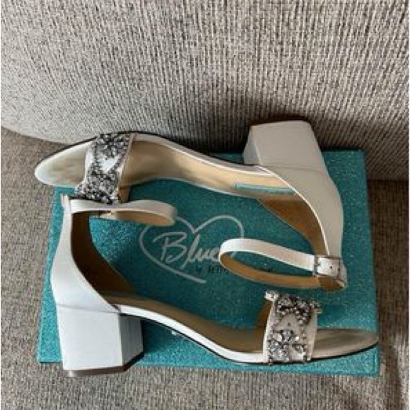 Blue by Betsey Johnson bridal shoe - Picture 2 of 4